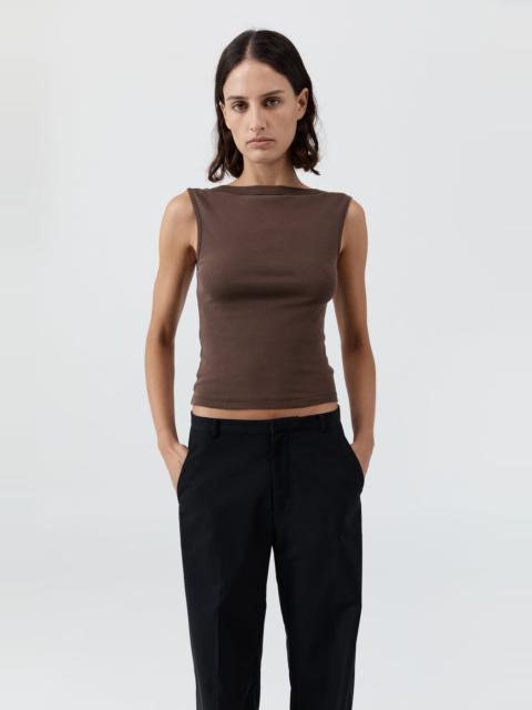 Organic Cotton Ballerina Top - Fudge