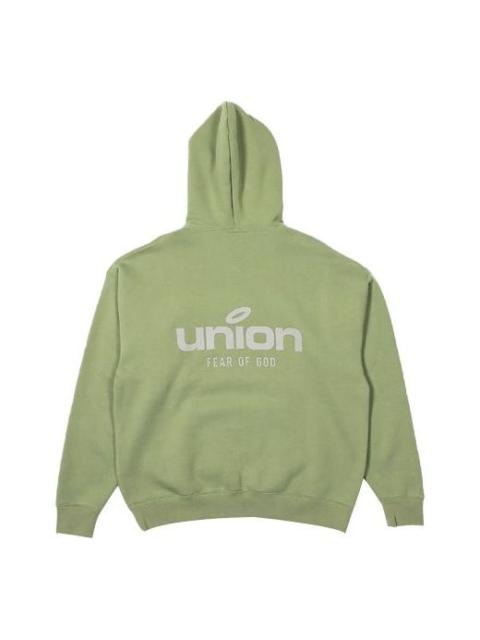 Fear of God Essentials FW21 Vintage Hoodie x Union LA 'Green' FOG-FW21-094
