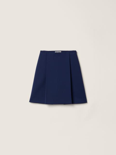 Technical jersey skirt