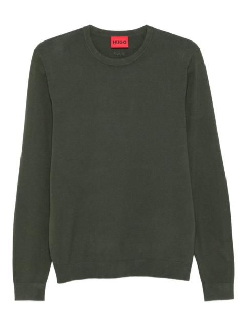 round-neck sweatshirt