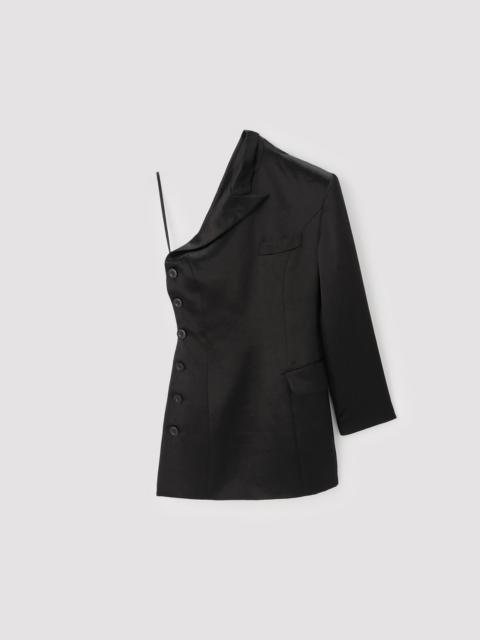 SATIN ASYMMETRIC JACKET