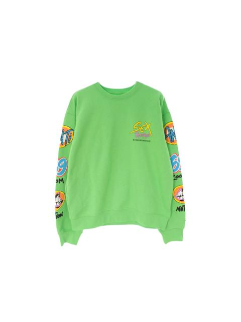 Chrome Hearts Matty Boy Sex Records Crewneck Sweatshirt Citrus
