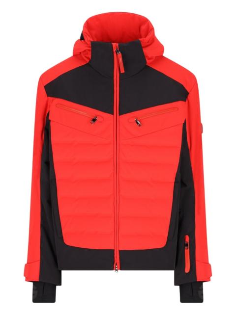 detachable hood ski jacket
