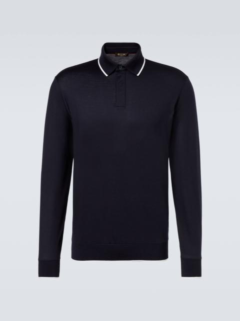 Waitaki virgin wool polo shirt
