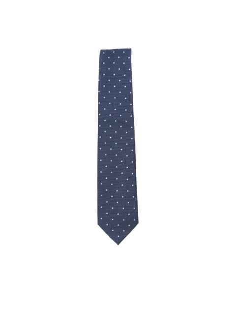 herringbone-dot tie