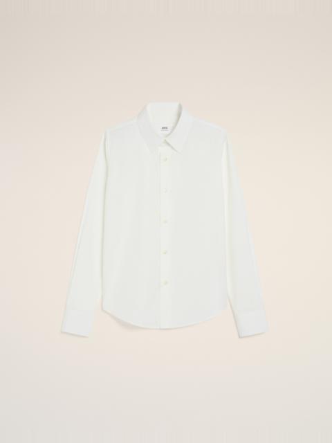WHITE COTTON AMI DE COEUR CLASSIC SHIRT