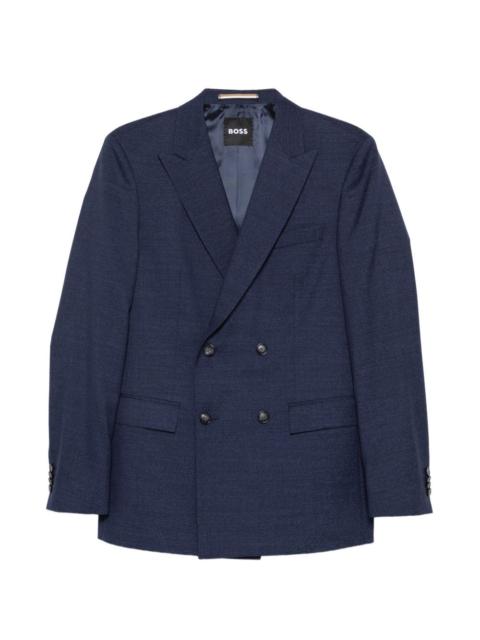 wool double-breasted suit