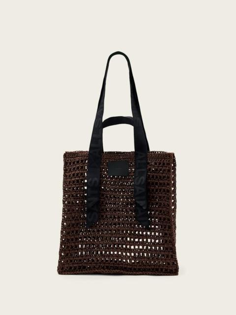 LULLAH WOVEN PAPER MESH TOTE BAG