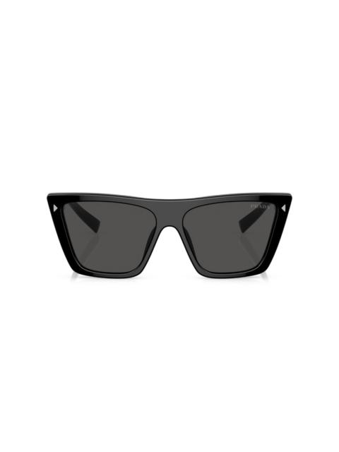 square-frame tinted sunglasses