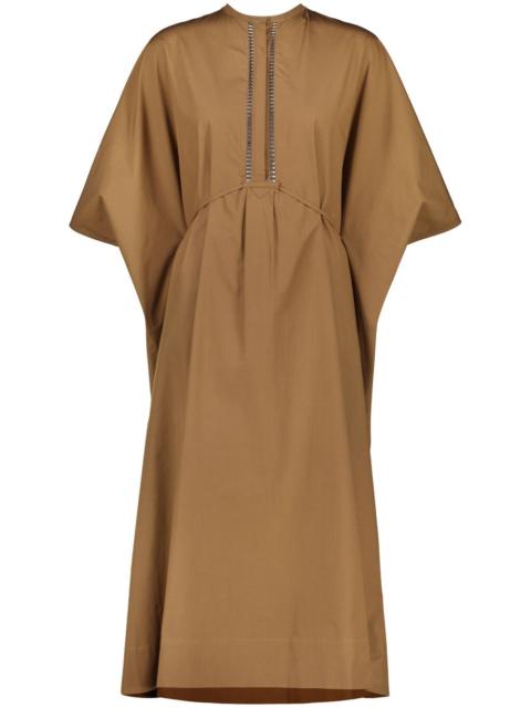 poplin kaftan dress