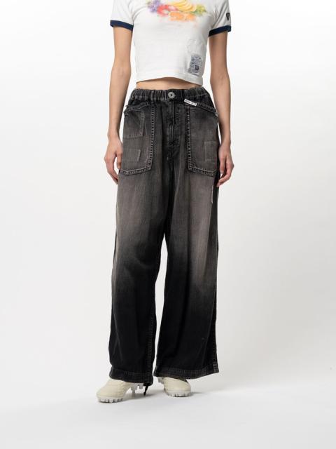 Light Denim Wide Pants