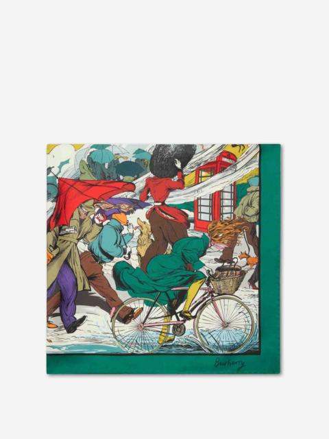 RAINING CATS AND DOGS SCARF