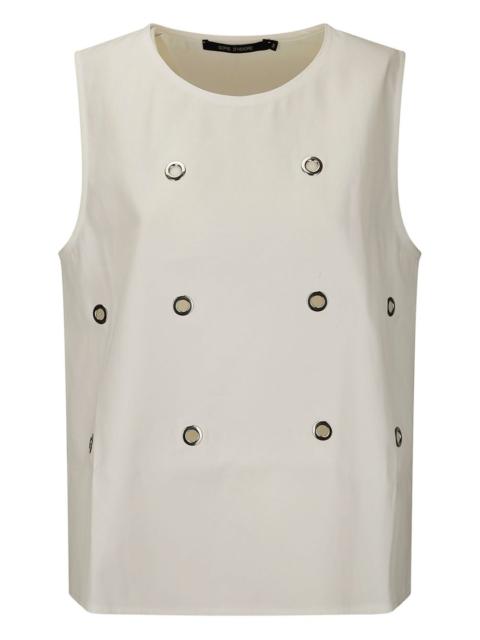 eyelet-detailing top