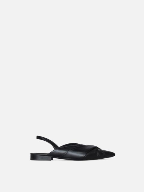 Camille Slingback Flat in Black