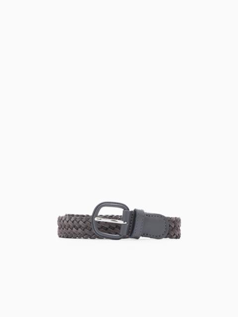 WOVEN SUEDE BELT
