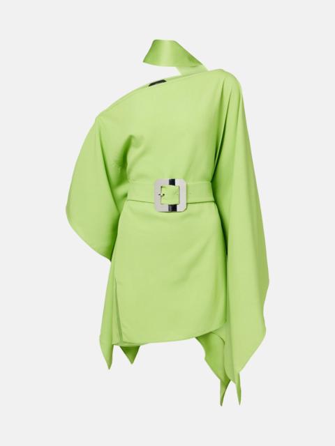 Taylor asymmetric one-shoulder kaftan