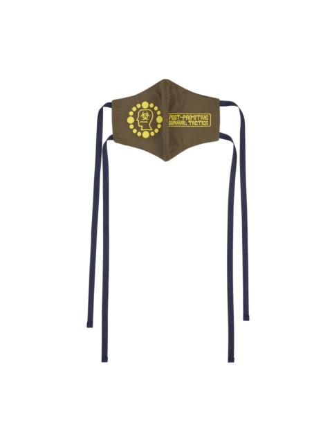 Embroidered Face Protection Garment Green