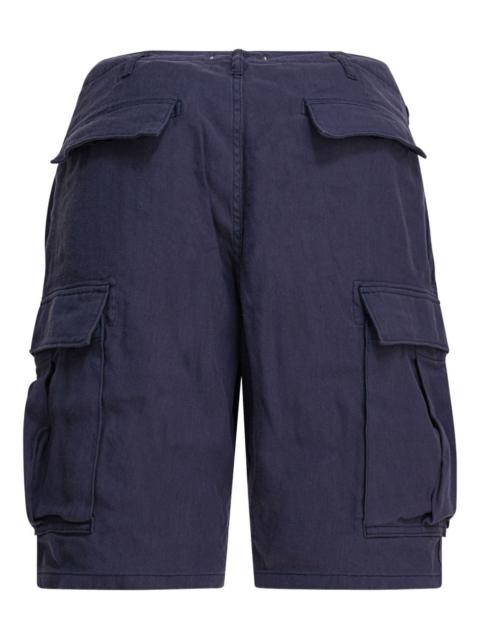 pleated cargo shorts