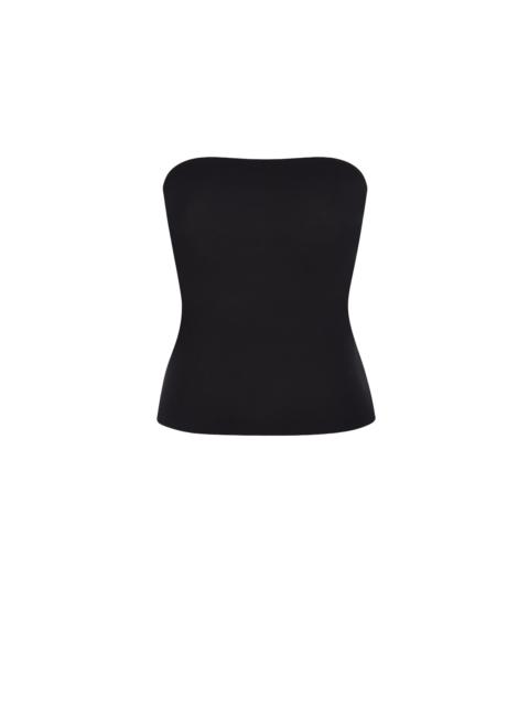 The Tube Top: Cotton Jersey Black
