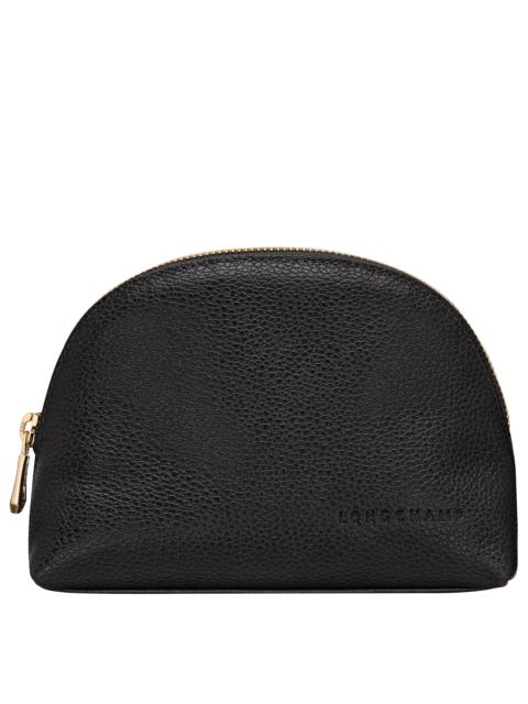 Le Foulonné Pouch Black - Leather