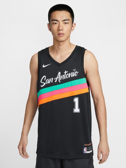Victor Wembanyama San Antonio Spurs City Edition Men's Nike NBA Swingman Jersey
