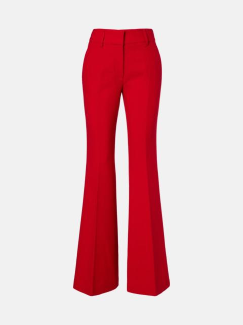 Rhein wool flared pants