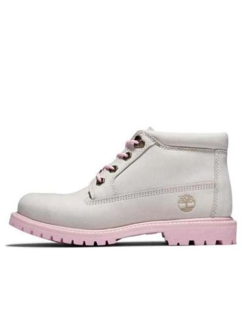 (WMNS) Timberland Womens Nellie Chukka Double Waterproof Boot 'White Pink' A28H7143