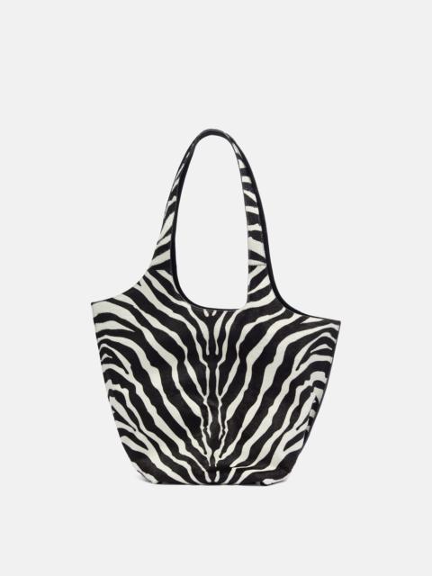 ''LA SCOOP LARGE'' BLACK AND WHITE SHOULDER BAG