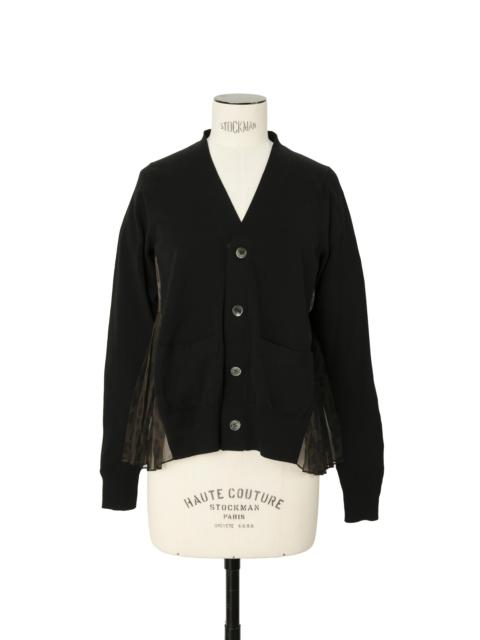 Leopard Print x Knit Cardigan