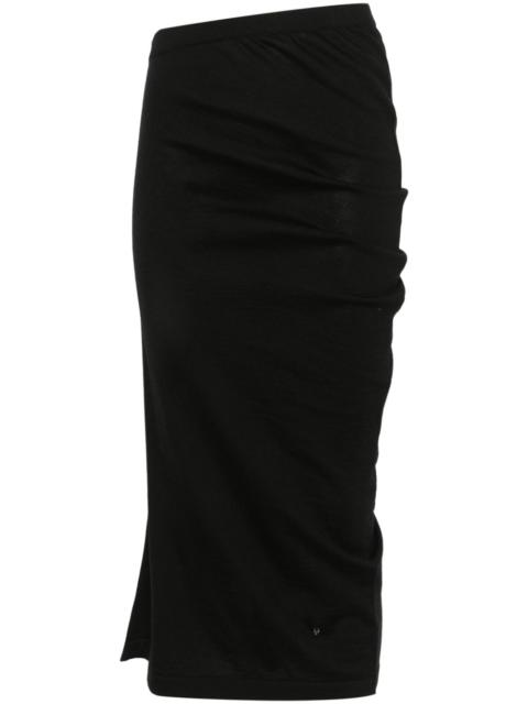 asymmetric midi dress