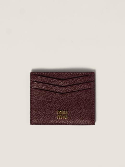 Leather card holder
