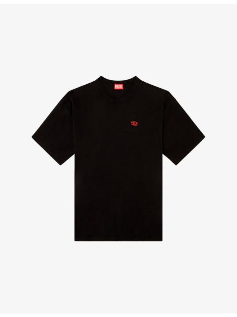 T-Boxt-T6 Logo-Embroidered Cotton-Jersey T-Shirt