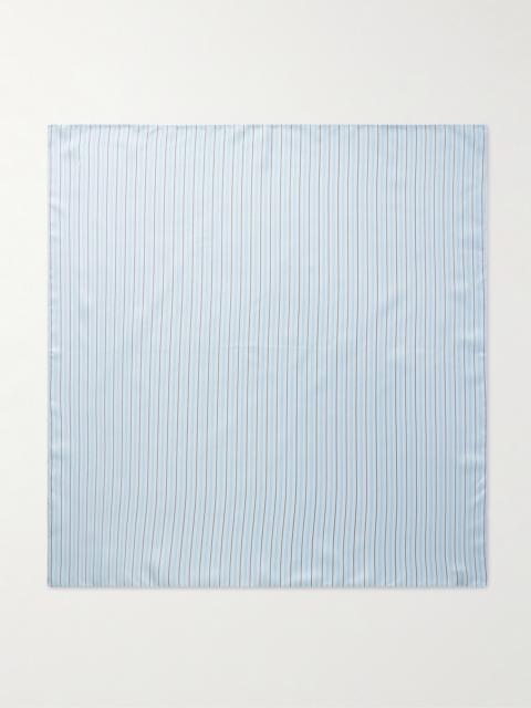 Signature Striped Silk-twill Scarf