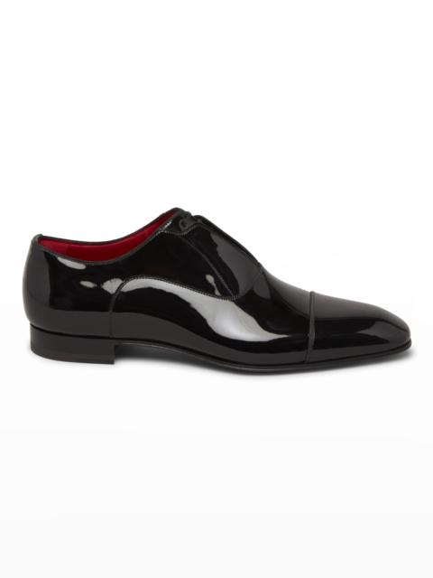 Christian Louboutin Men's Greghost Patent Leather Loafers | REVERSIBLE