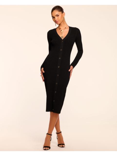 Gabby Knit Button Down Midi Dress