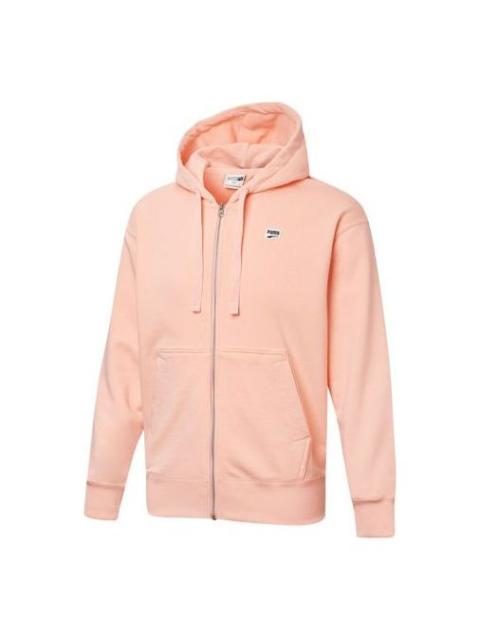 PUMA Downtown Hooded Jacket 'Pink Black White' 531427-26