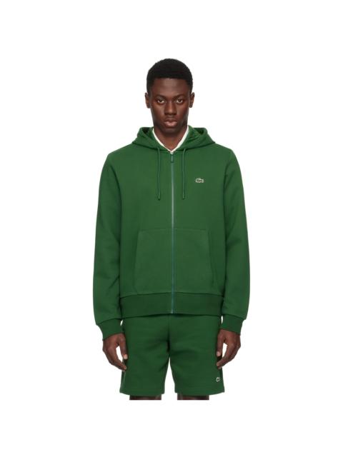 Green Zip Hoodie