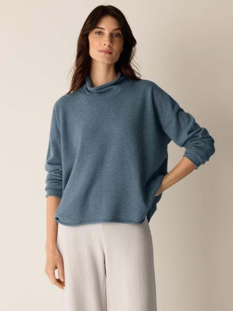 Italian Cashmere Turtleneck Top
