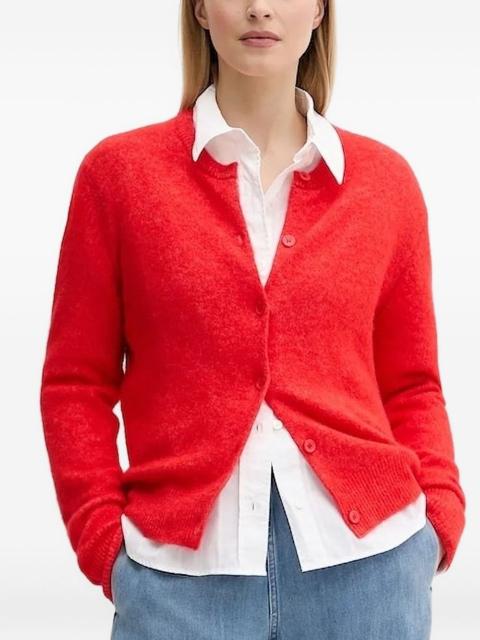 Nor button-front knitted cardigan
