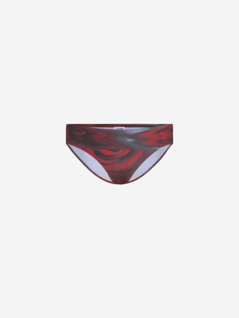 THE RED BLURRY ROSES SWIMMING BRIEFS