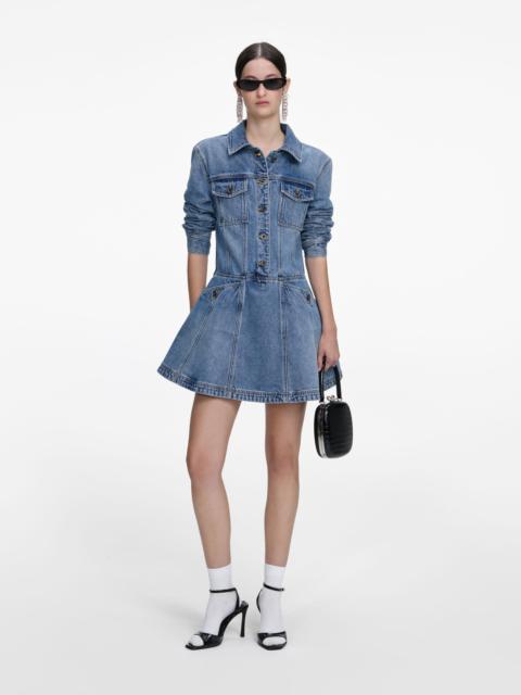Denim Mini Shirt Dress