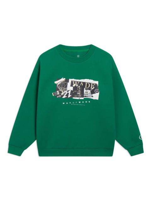 Li-Ning Way Of Wade Photo Graphic Sweatshirt 'Green' AWDT147-7
