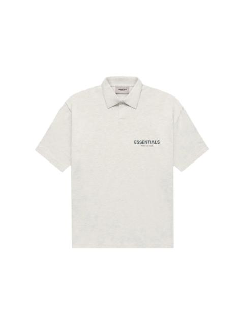 Fear of God Essentials Core Collection Polo Light Heather Oatmeal