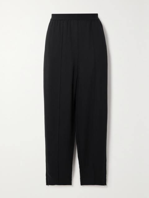 Stretch-crepe Tapered Pants