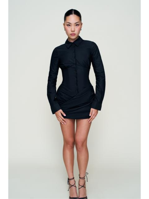 MYNETTE CORSET SHIRT DRESS