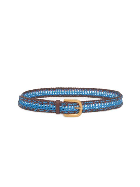 Sam Braided Belt in Air Multi Leather