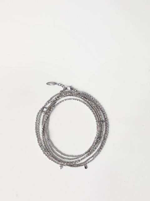 Sterling silver wrap bracelet