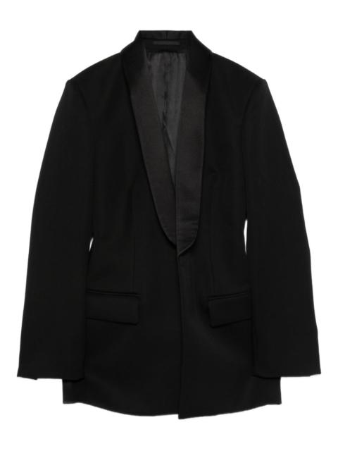 shawl-lapel blazer