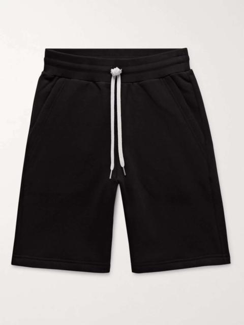 Crimson Loopback Cotton-Jersey Drawstring Shorts