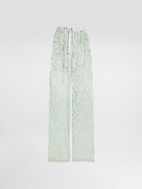 Lace trousers